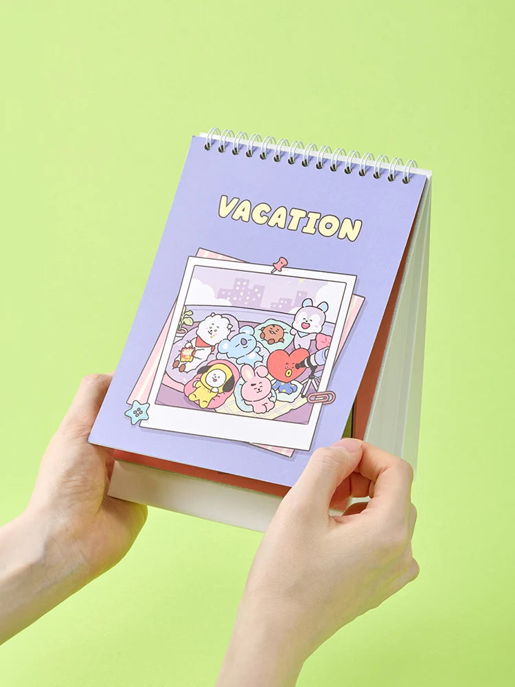 BT21 Official FLUFFY NEW YEAR Desk Calendar