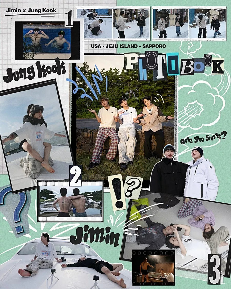 BTS JIMIN & JUNGKOOK - Are You Sure? Official Photobook