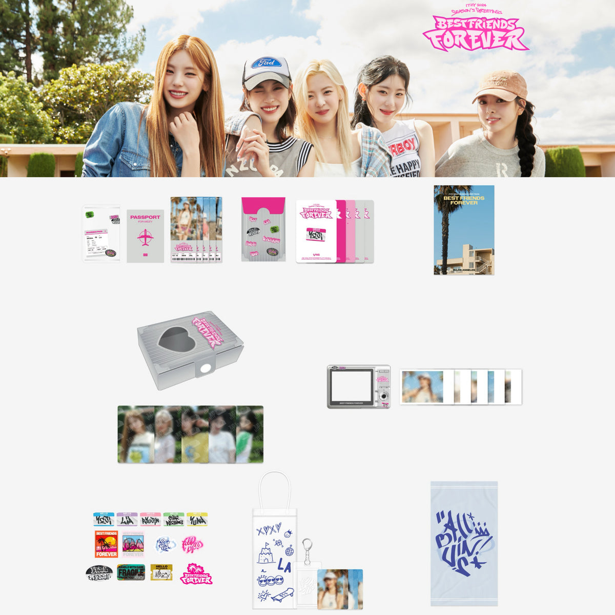 ITZY 2024 Best Friends Forever Official MD Greetings