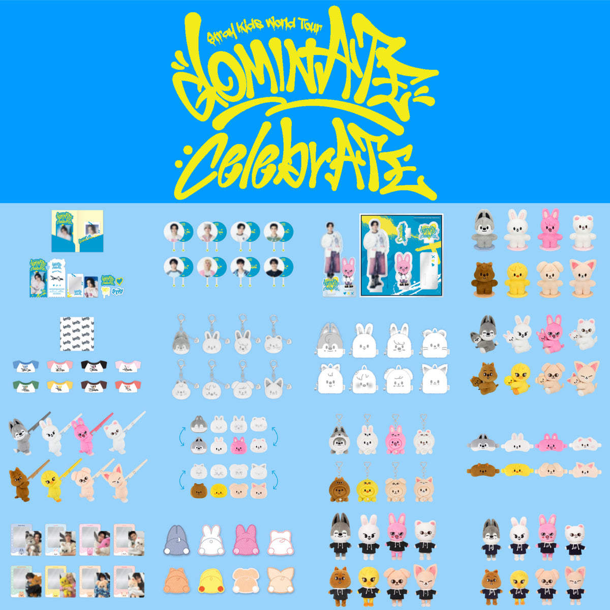 STRAY KIDS World Tour DominATE : CelebrATE Pop Up Official MD