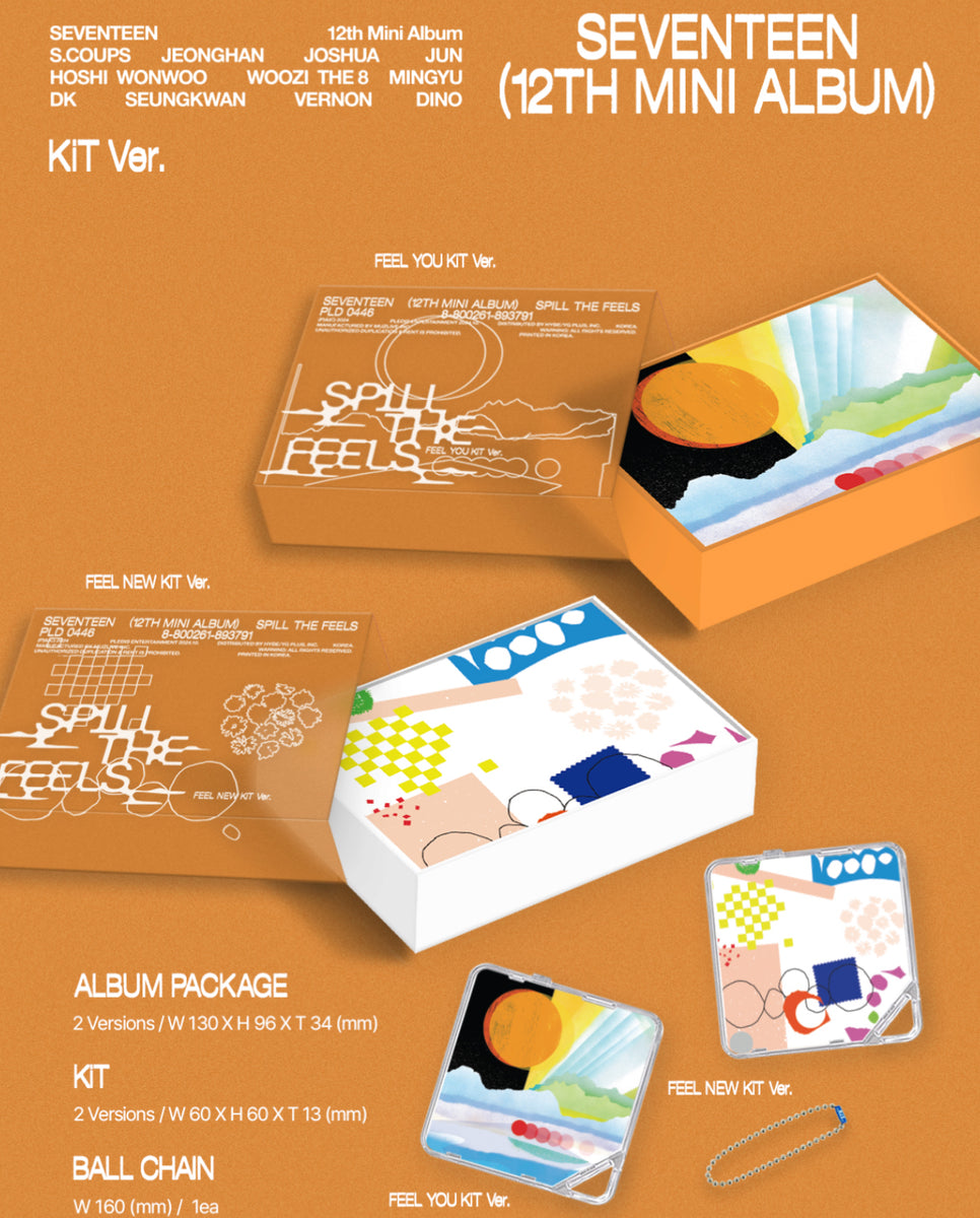 SEVENTEEN - Spill The Feels 12th Mini Album KiT Ver – K-STAR