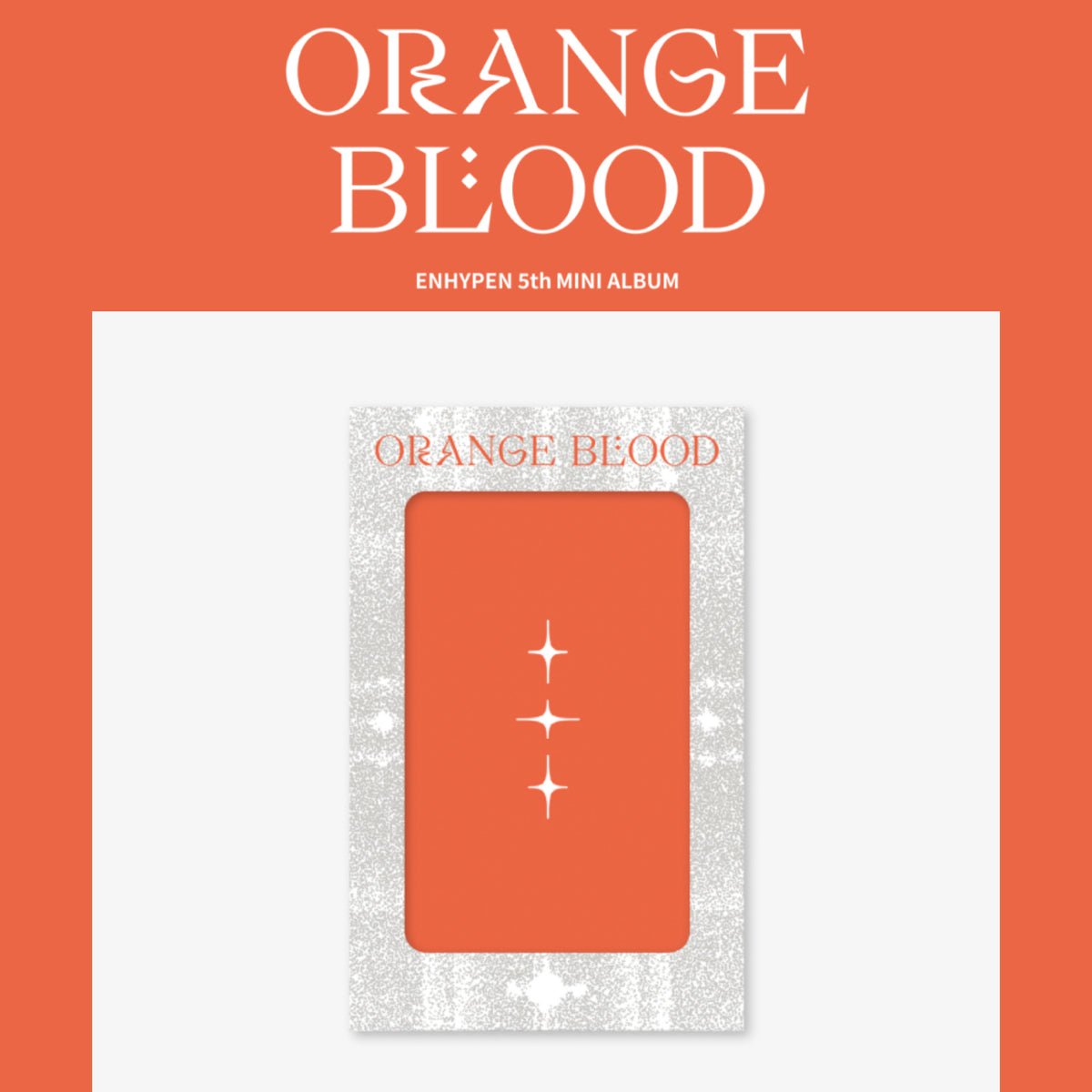 ENHYPEN - ORANGE BLOOD Weverse Album Version – K-STAR