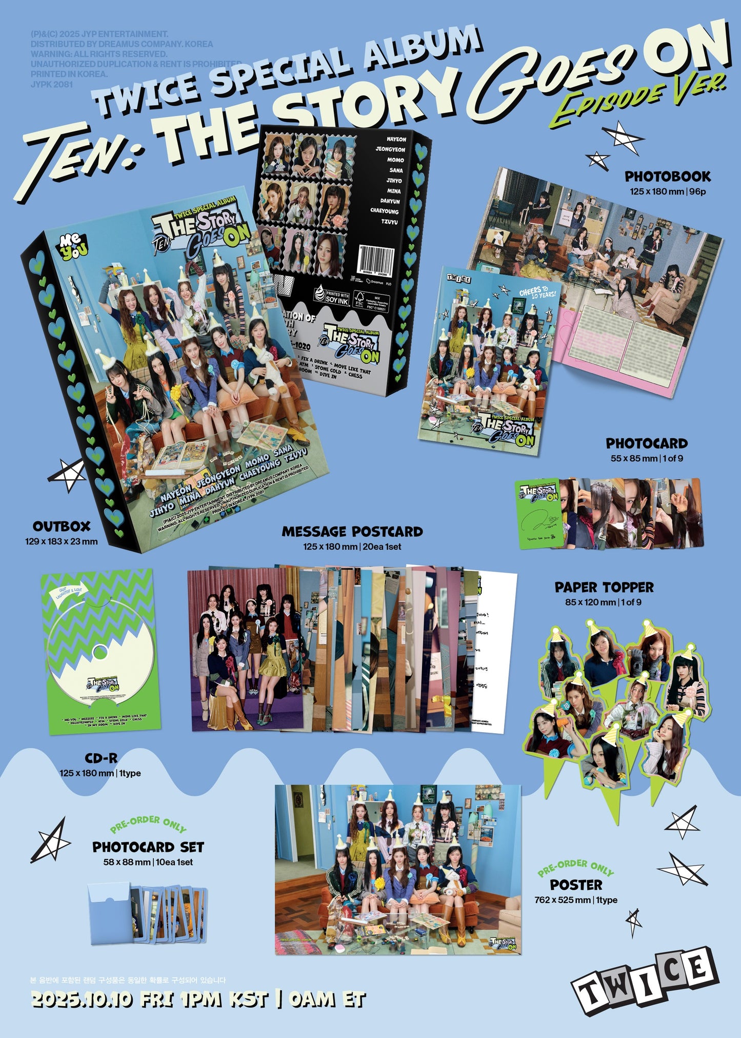 TWICE - TEN:THE STORY GOES ON Special Album Episode Ver