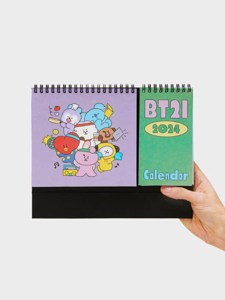 BT21 Official Desk Calendar 2024 Season’s Greetings KSTAR