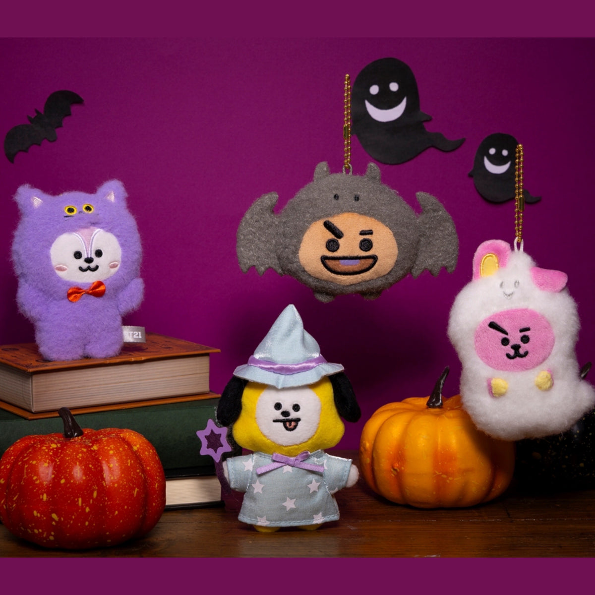 BT21 JAPAN Official Halloween Mascot Keyring 15cm