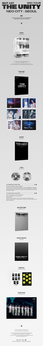 NCT 127 - 3RD TOUR THE UNITY NEO CITY: SEOUL DVD / DIGITAL CODE