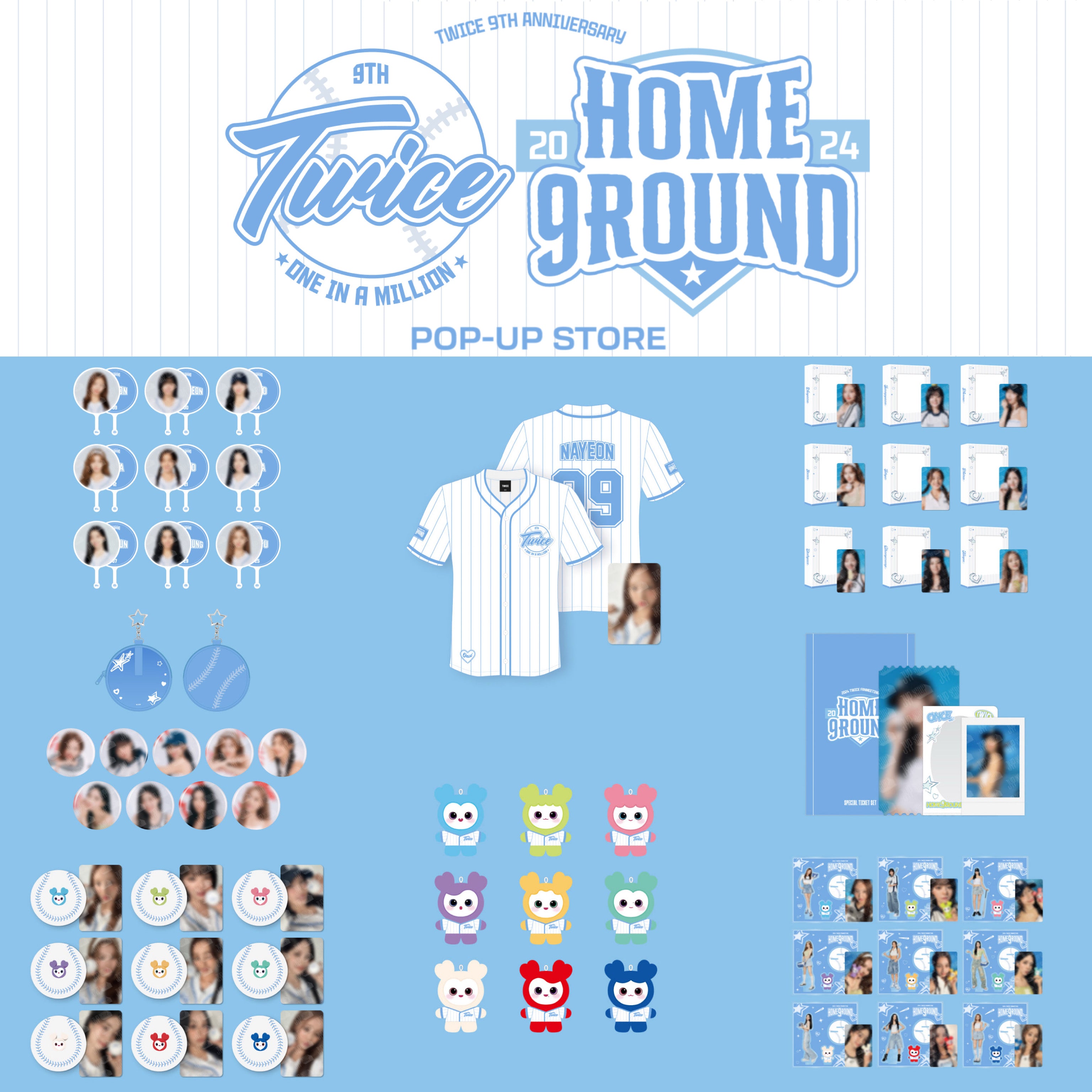 TWICE - 9th Anniversary HOME 9ROUND Pop Up Store Official MD – K-STAR