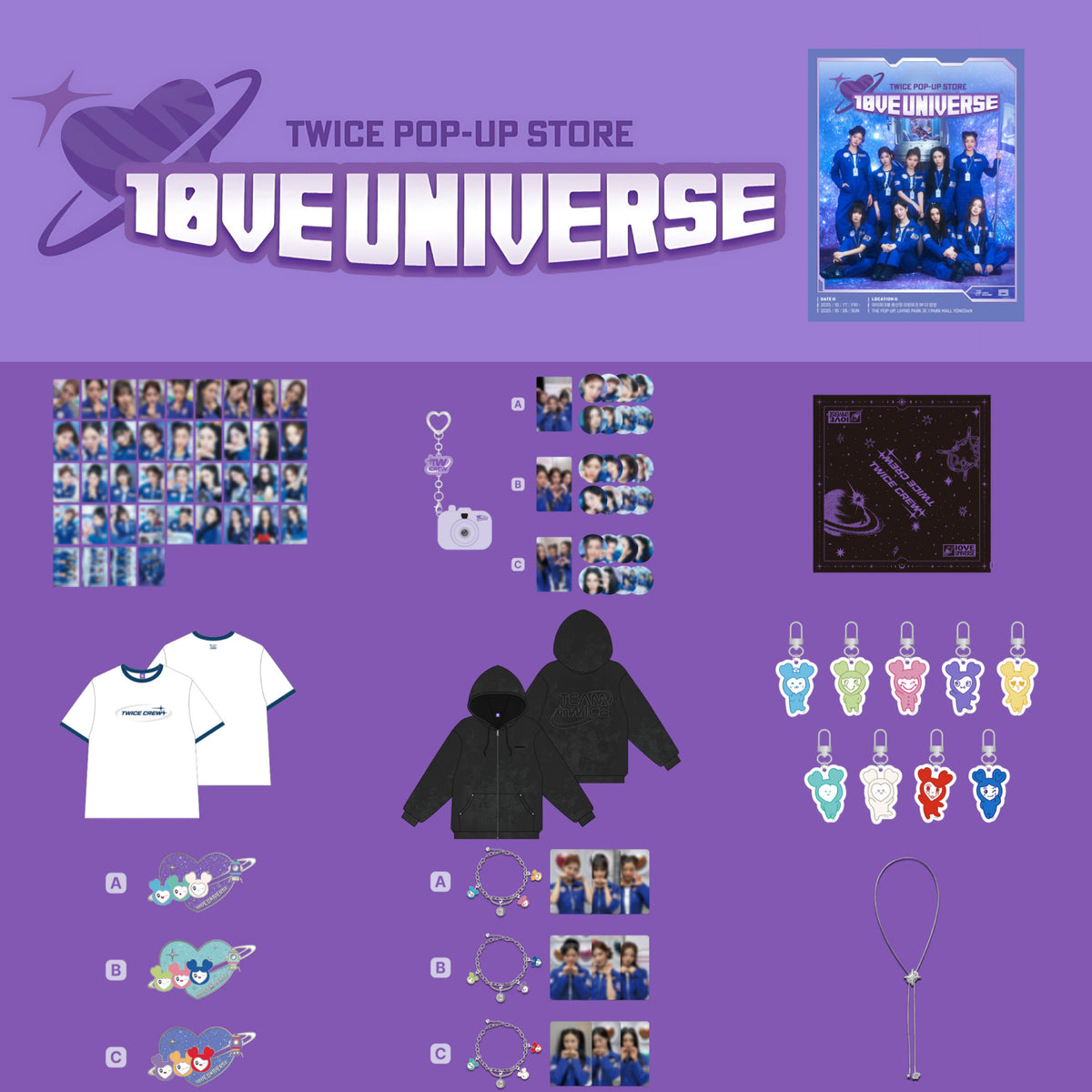 TWICE 2025 Fan Meeting 10VE UNIVERSE Pop Up Store (PREORDER