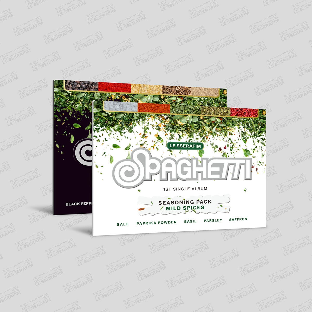 LE SSERAFIM - SPAGHETTI 1st Single Album WEVERSE Ver – K-STAR