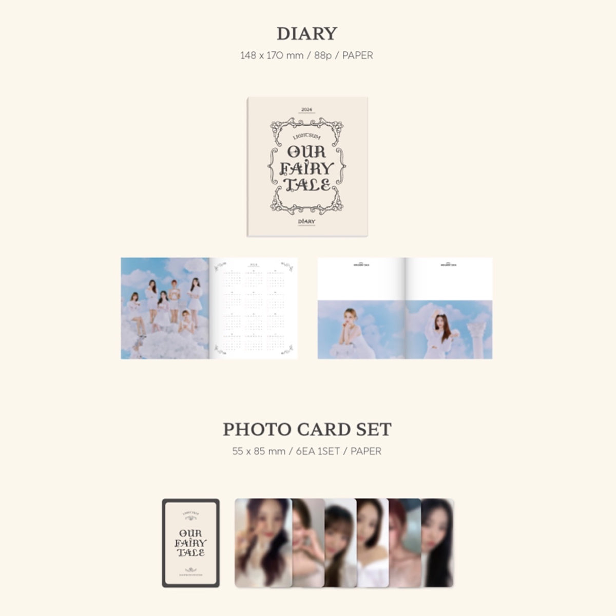 Lightsum - Our Fairy Tale Official 2024 Season's Greetings – K-star