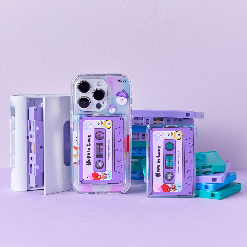 BT21 Hope in Love Official MagSafe Clear Card Wallet Case – K-STAR