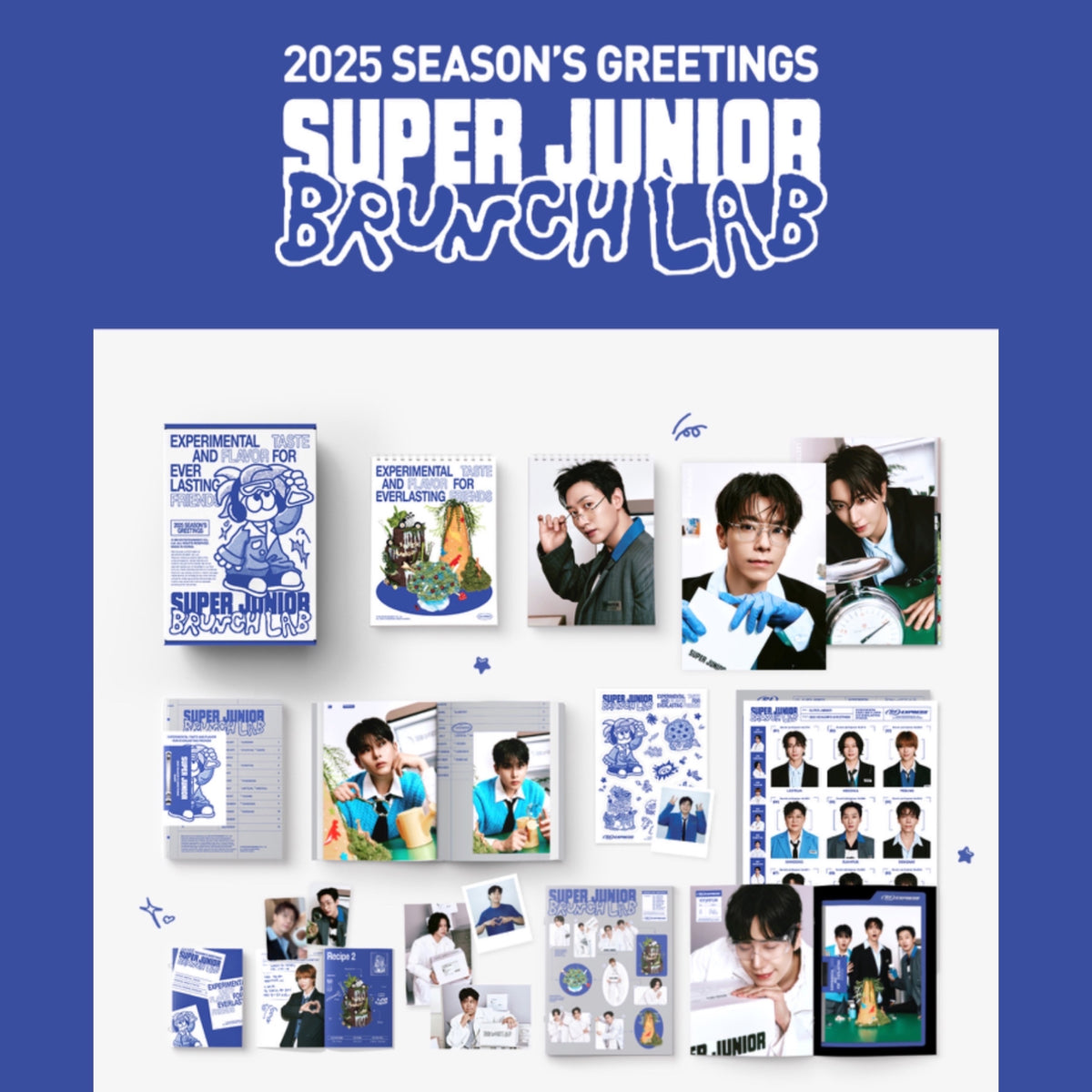 SUPER JUNIOR BRUNCH LAB 2025 Official Season's Greetings + POB KSTAR