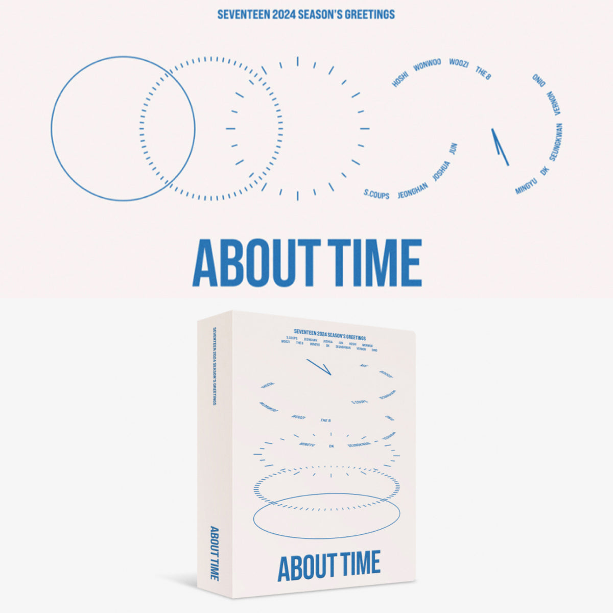 SEVENTEEN - ABOUT TIME Official 2024 Season's Greetings – K-STAR