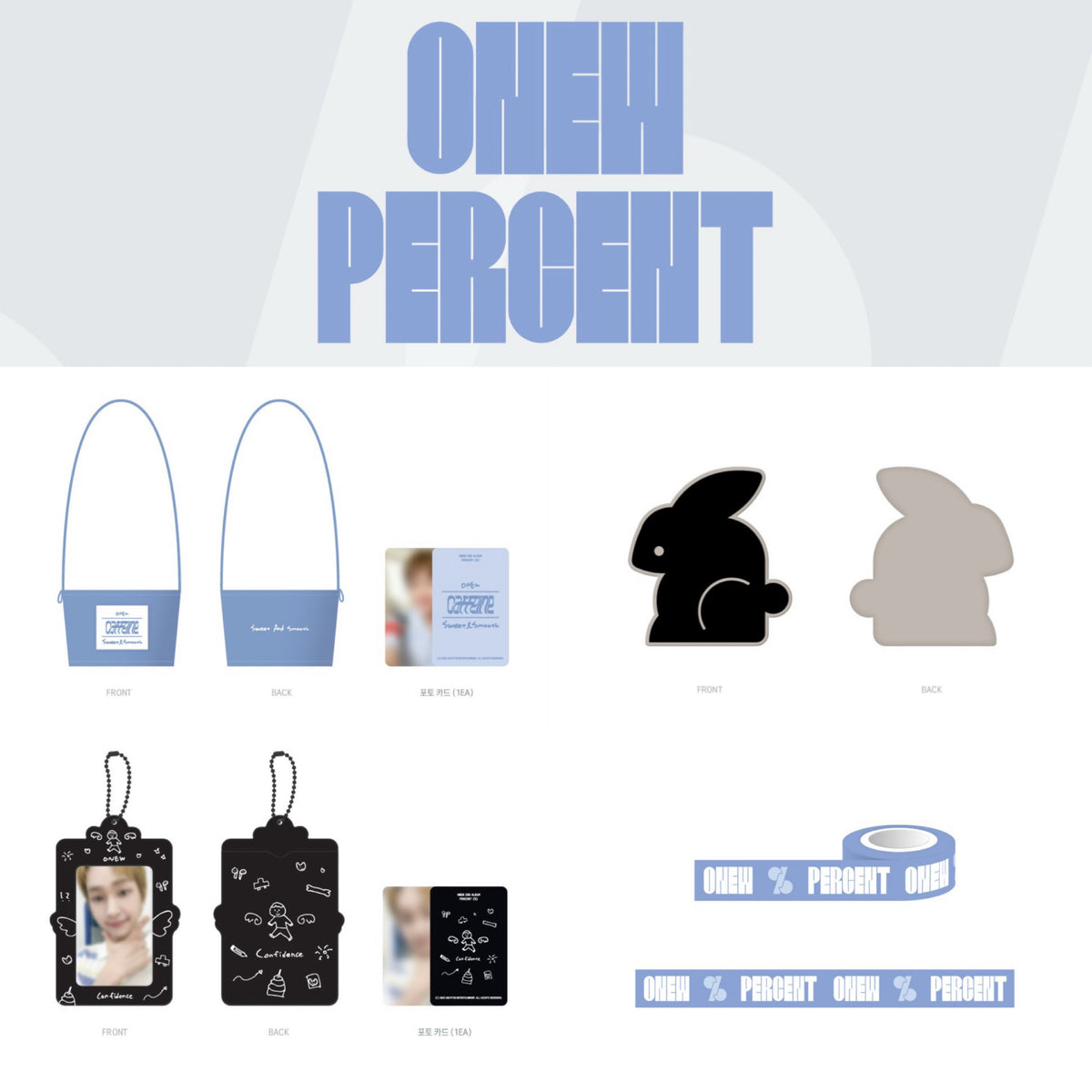 SHINee ONEW PERCENT % Pop-Up Store in Taiwan Official MD (PREORDER