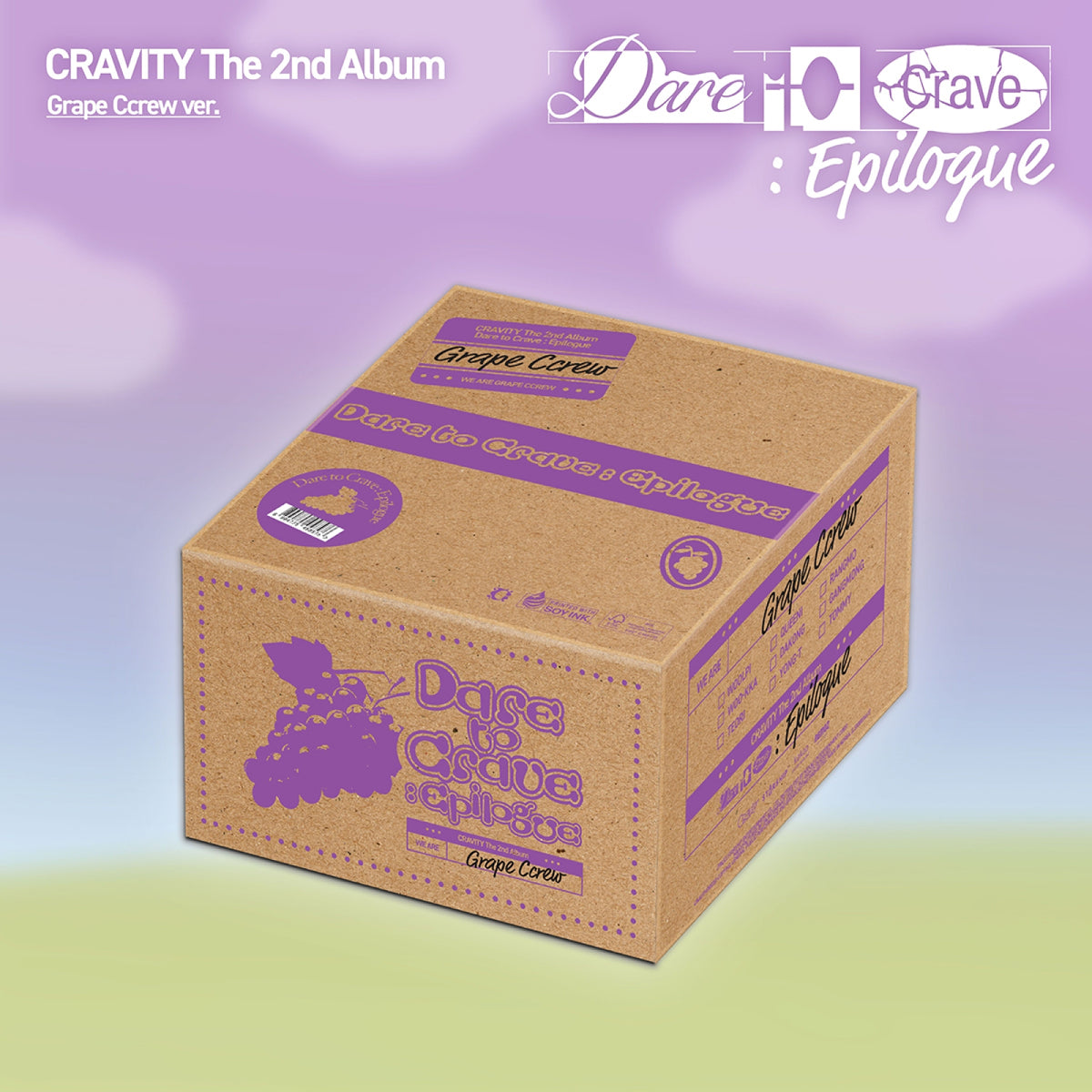 CRAVITY - DARE TO CRAVE 2nd Album GRAPE CCREW LIMITED Ver – K-STAR