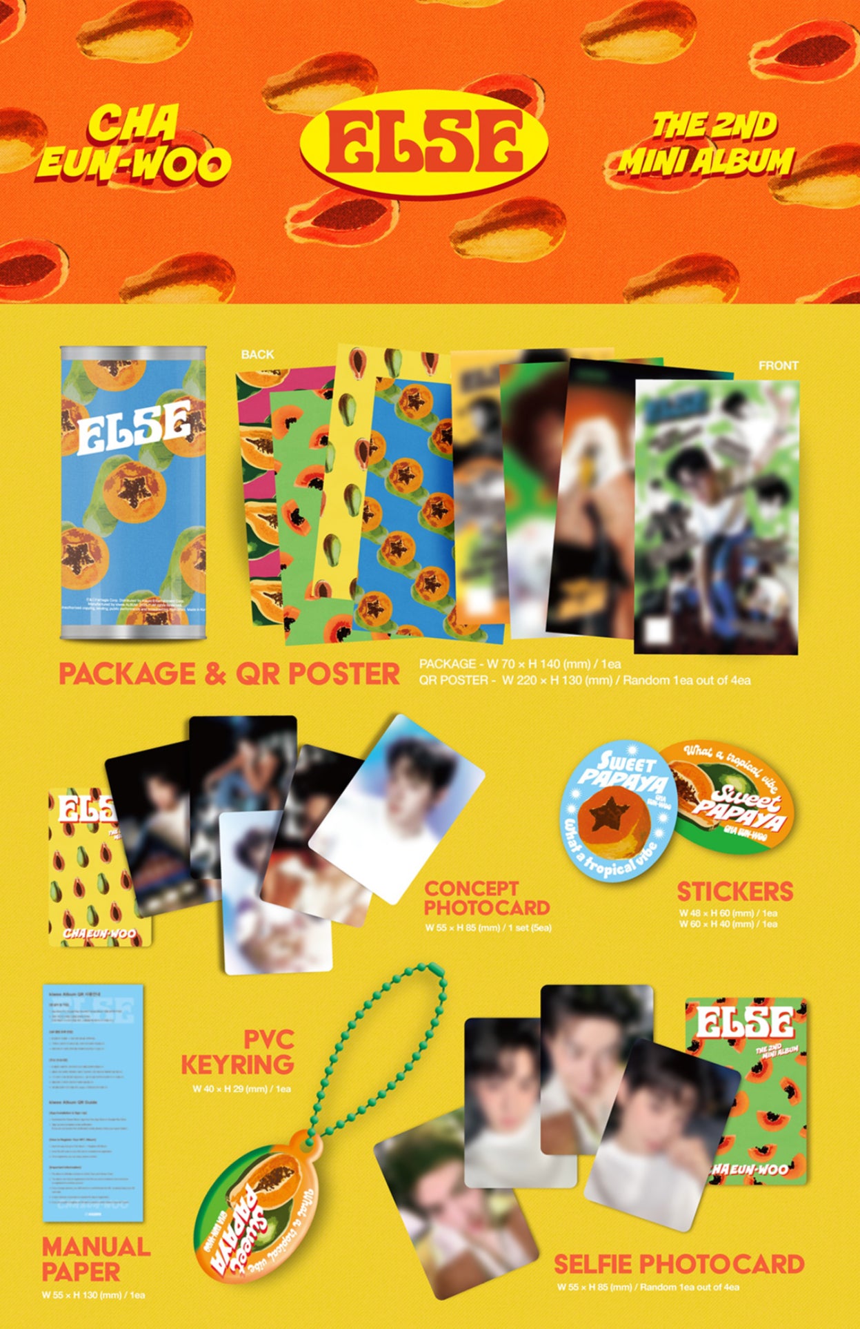 ASTRO CHA EUNWOO - ELSE 2nd Mini Album KIWEE Ver
