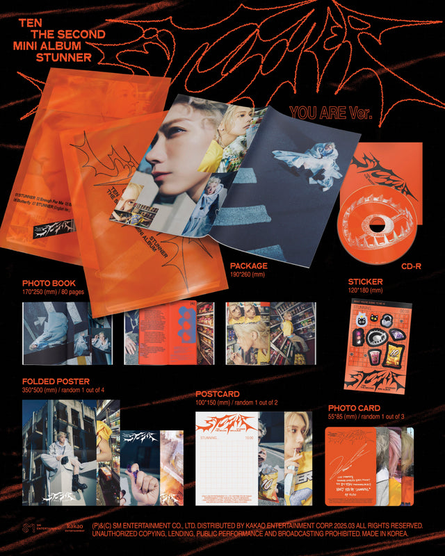 WayV TEN テン stunner トレカ 8種セット WayV TEN - STUNNER 2nd Mini Album You Are Ver – K-STAR