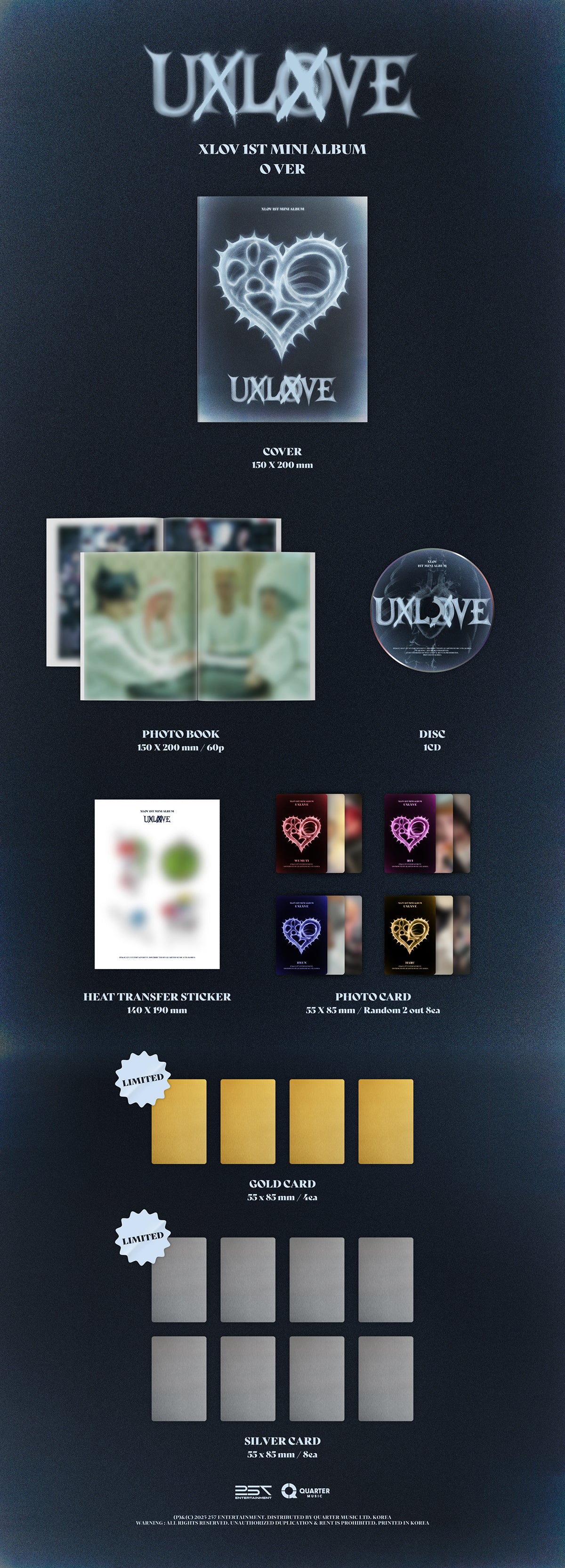 XLOV - UXLXVE 1st Mini Album
