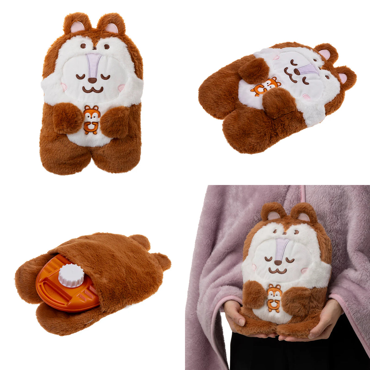 BT21 JAPAN Official MOTTO HUG Heating Water Bottle Plush 40cm