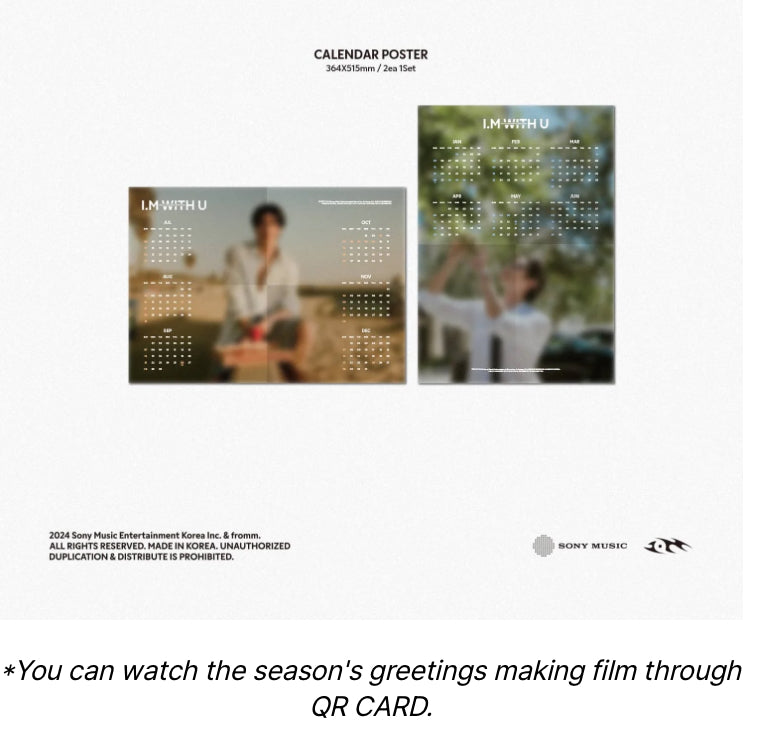 MONSTA X I.M - I.M WITH U 2025 Official Season's Greetings