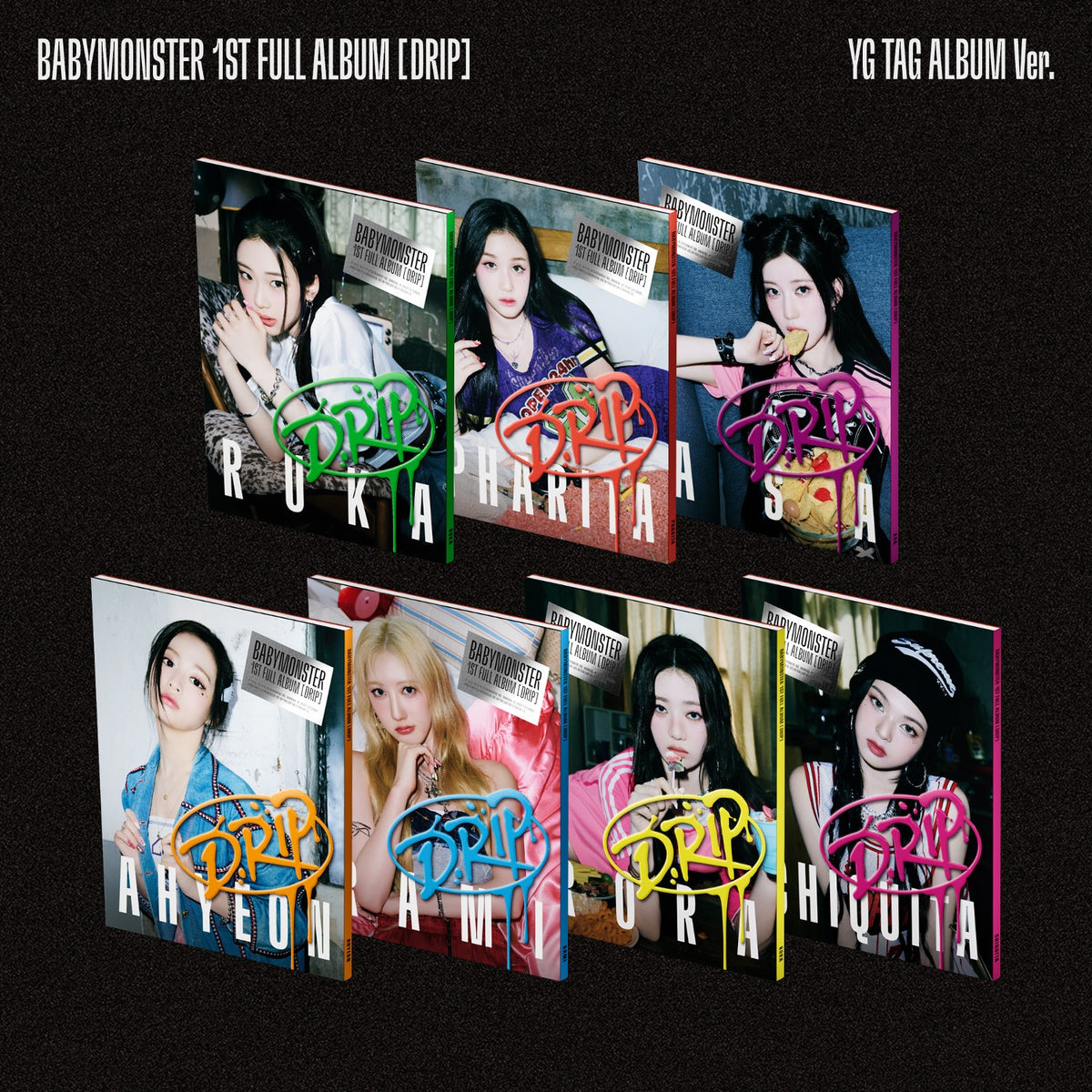 BABYMONSTER - DRIP 1st Full Album TAG Version – K-STAR