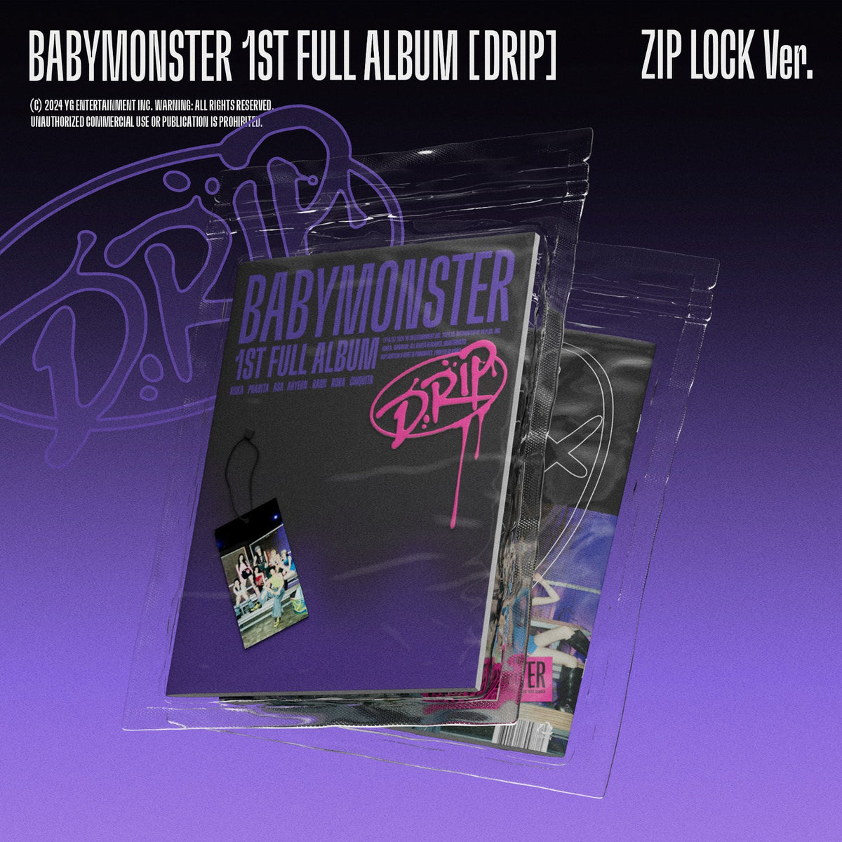 BABYMONSTER - DRIP 1st Full Album ZIP LOCK Version – K-STAR