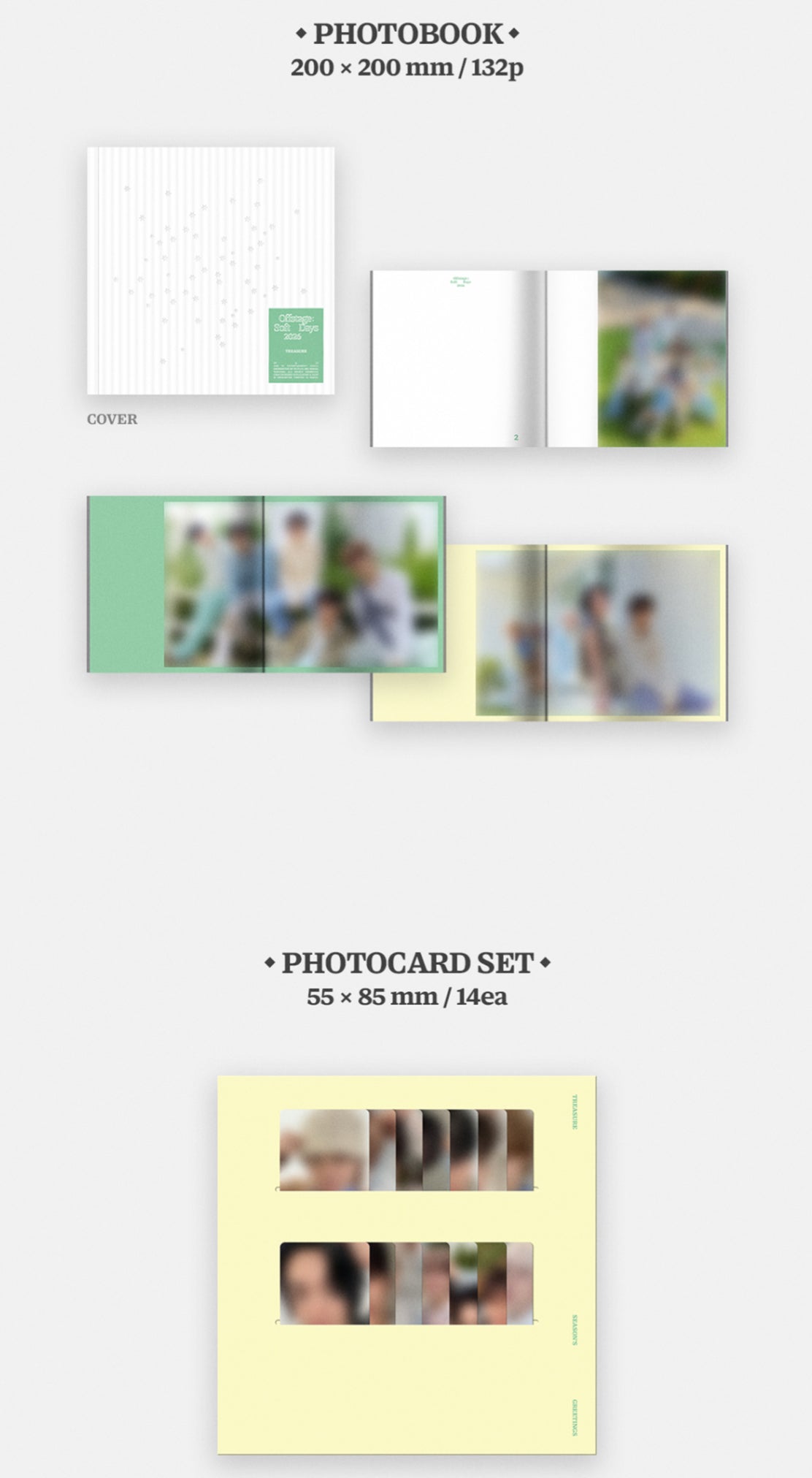 TREASURE - OFFSTAGE : SOFT DAYS Light Package 2026 Official Season’s Greetings