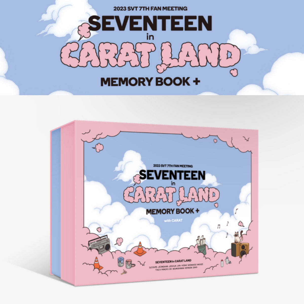 SEVENTEEN Official 2023 SEVENTEEN in CARAT LAND Memory Book