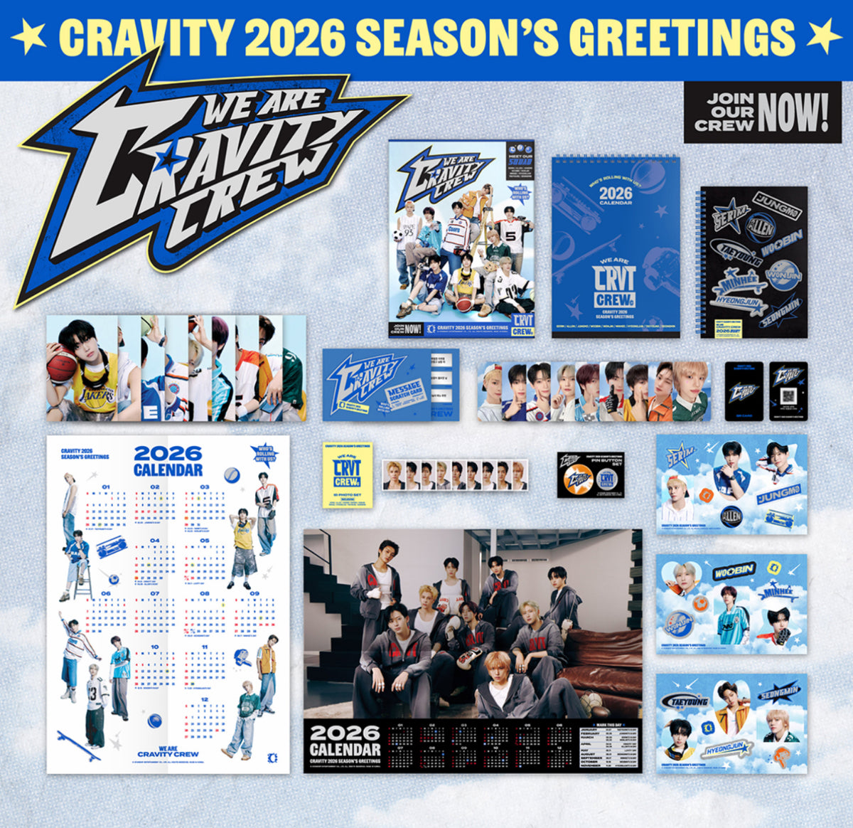 CRAVITY - WE ARE CRAVITY Official 2026 Season's Greetings – K-STAR