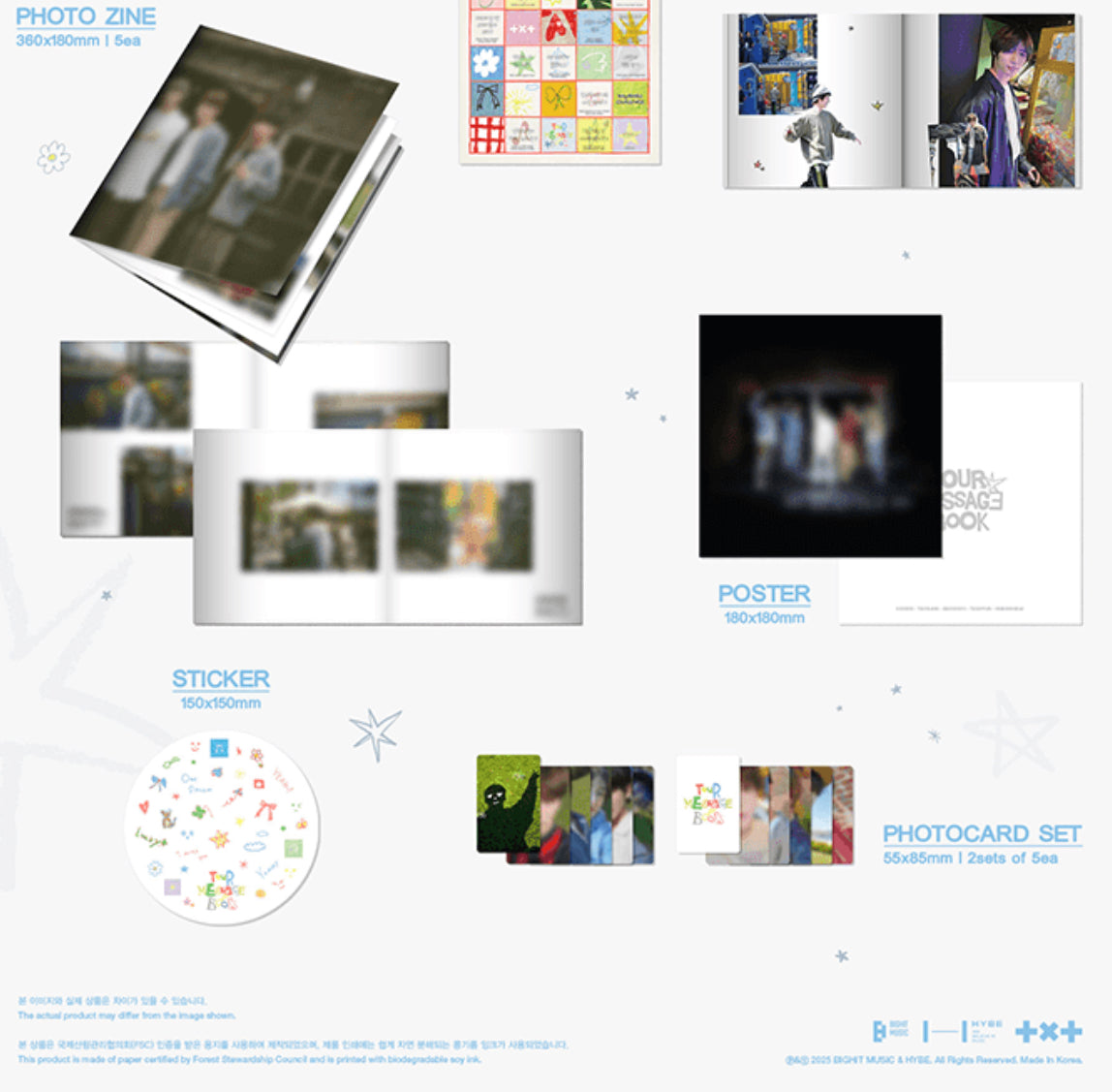 【新品】TXT PROMISE メッセージブック＋特典フォト付 global TXT - ACT : PROMISE TOUR MESSAGE BOOK