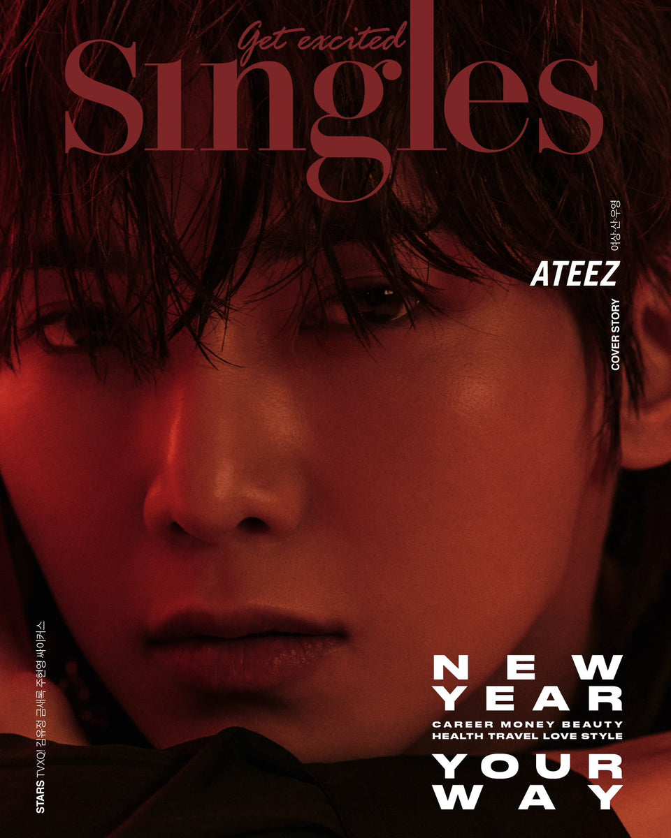 ATEEZ YEOSANG SAN WOOYOUNG Singles Korea Magazine January 2024