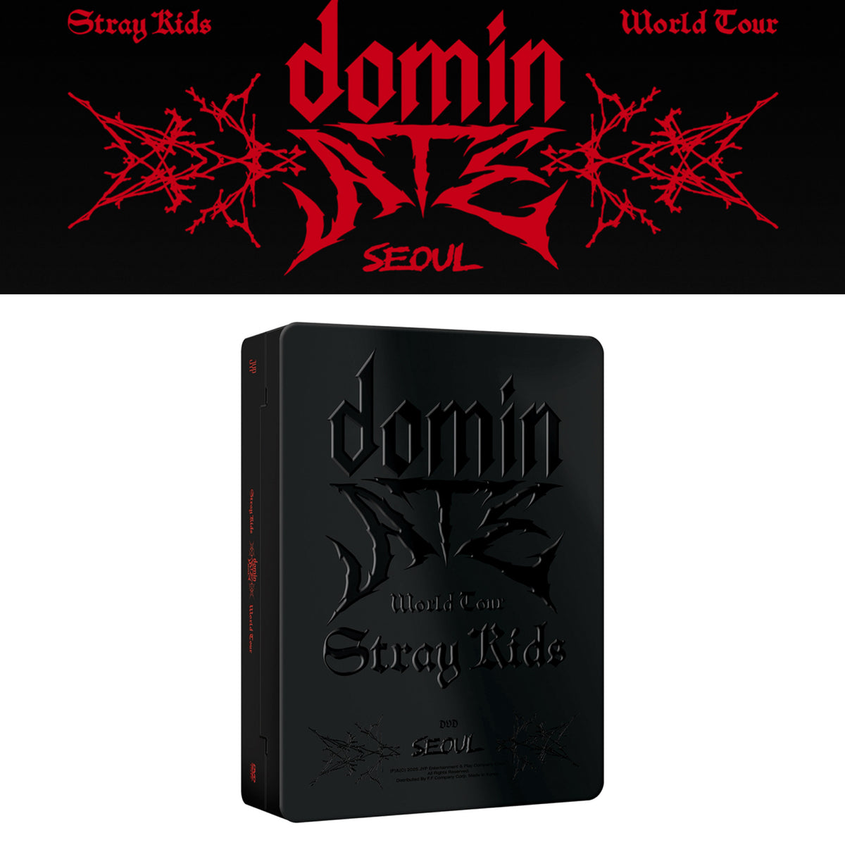 スキズ straykids dominate DVD ソウルコン 未開封 Stray Kids World Tour dominATE SEOUL on DVD and Blu-ray sets with