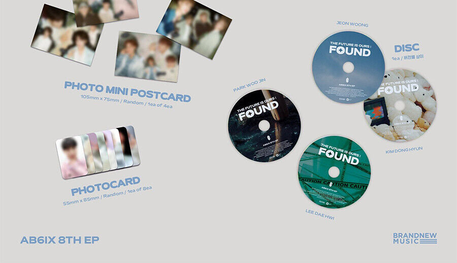 AB6IX - The Future is Ours : FOUND 8th Album Jewel Version – K-STAR