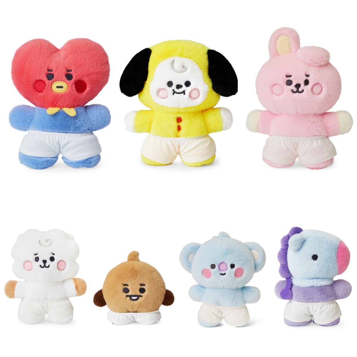 【トレバ限定】ＢＴ２１－ＢＡＢＹ－ふんわりカラーぬいぐるみ 全7種＋クッションB BT21 Baby Dragon Plush Doll - A-KPOP