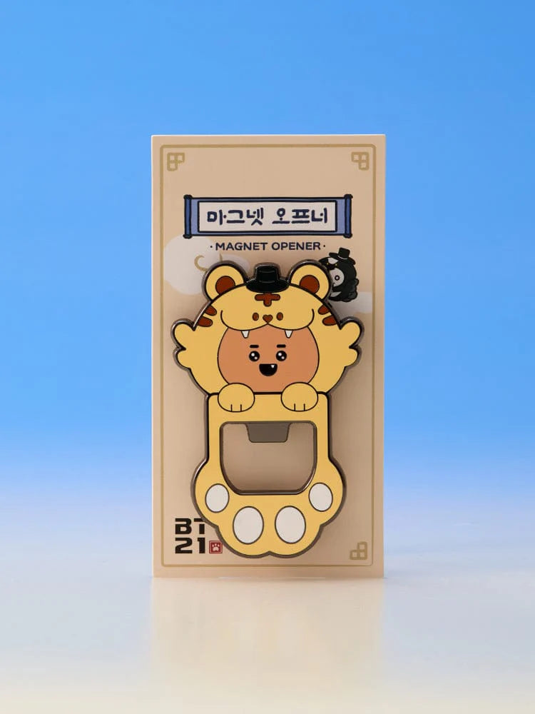 BT21 Official K-Horang Tiger Magnet Opener