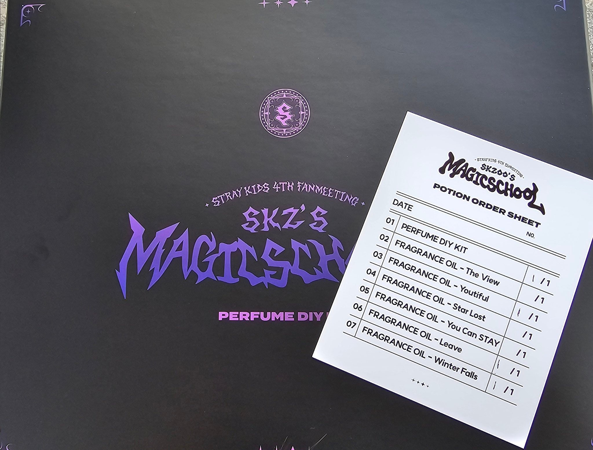 STRAYKIDS MAGICSCHOOL DIY パフューム キット 香水 Extra oil (#6) for Stray Kids 4th Fanmeeting SKZ Magic Shop