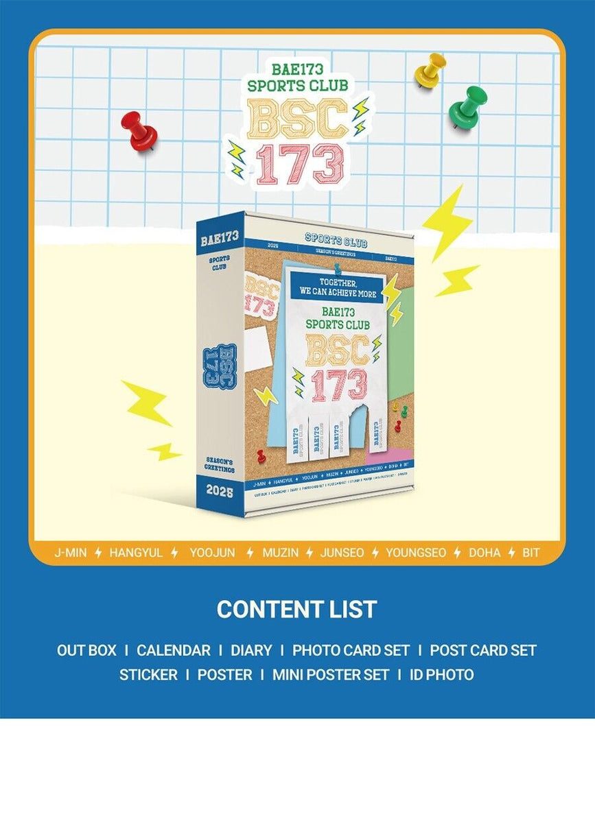 BAE173 - SPORTS CLUB 2025 Official Season's Greetings – K-STAR