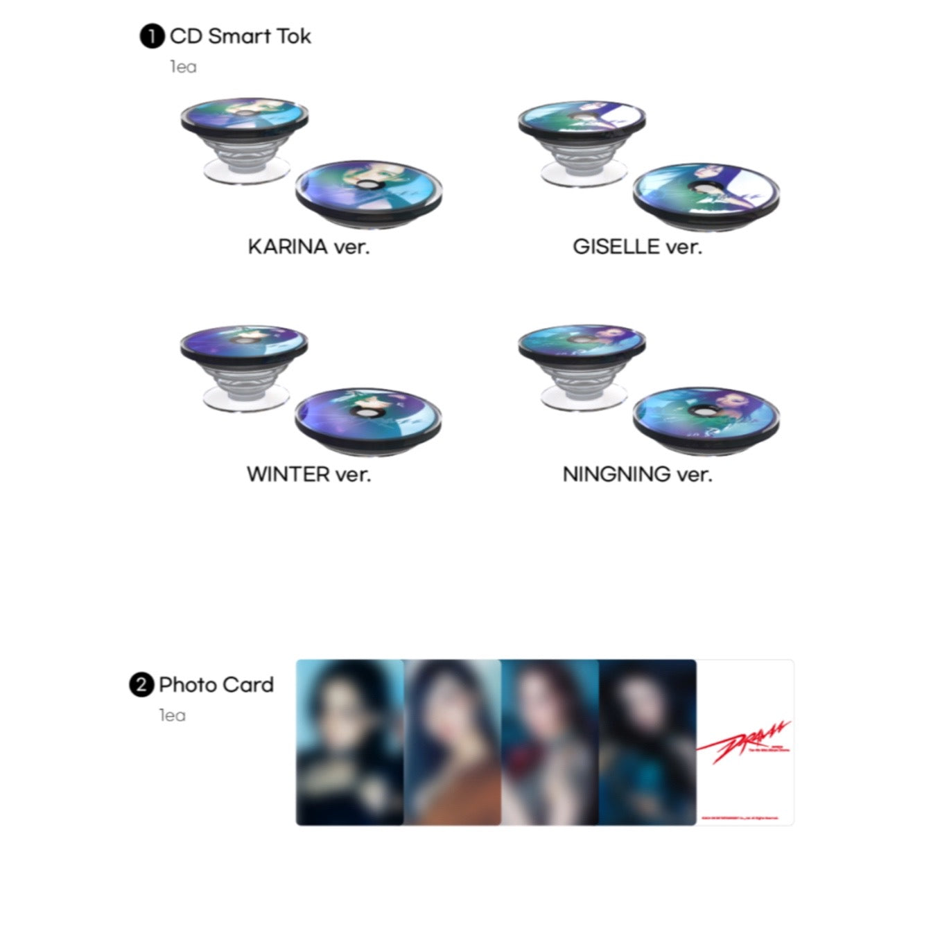 aespa DRAMA White Official MD