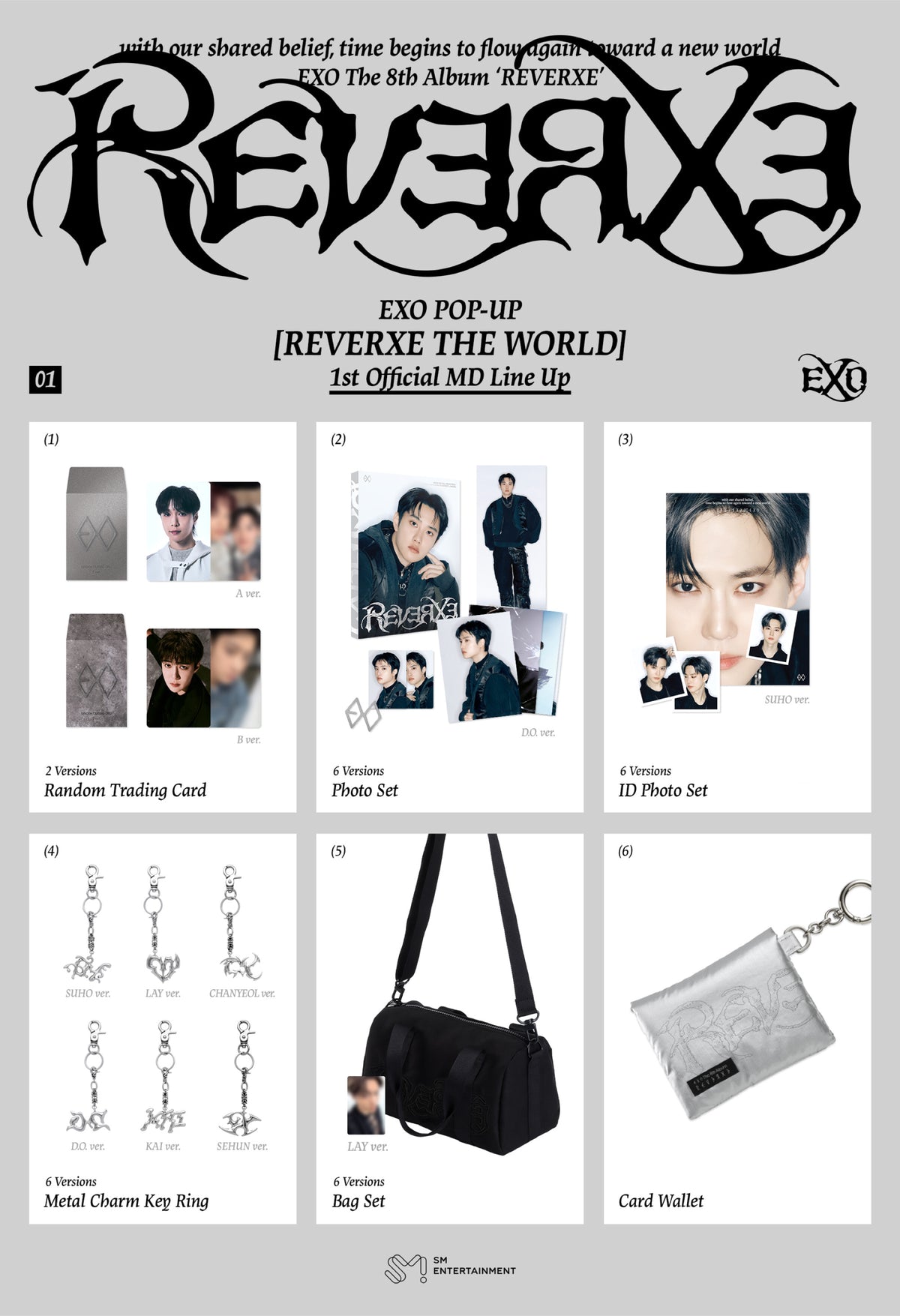 EXO - REVERXE THE WORLD Pop Up Store Official MD