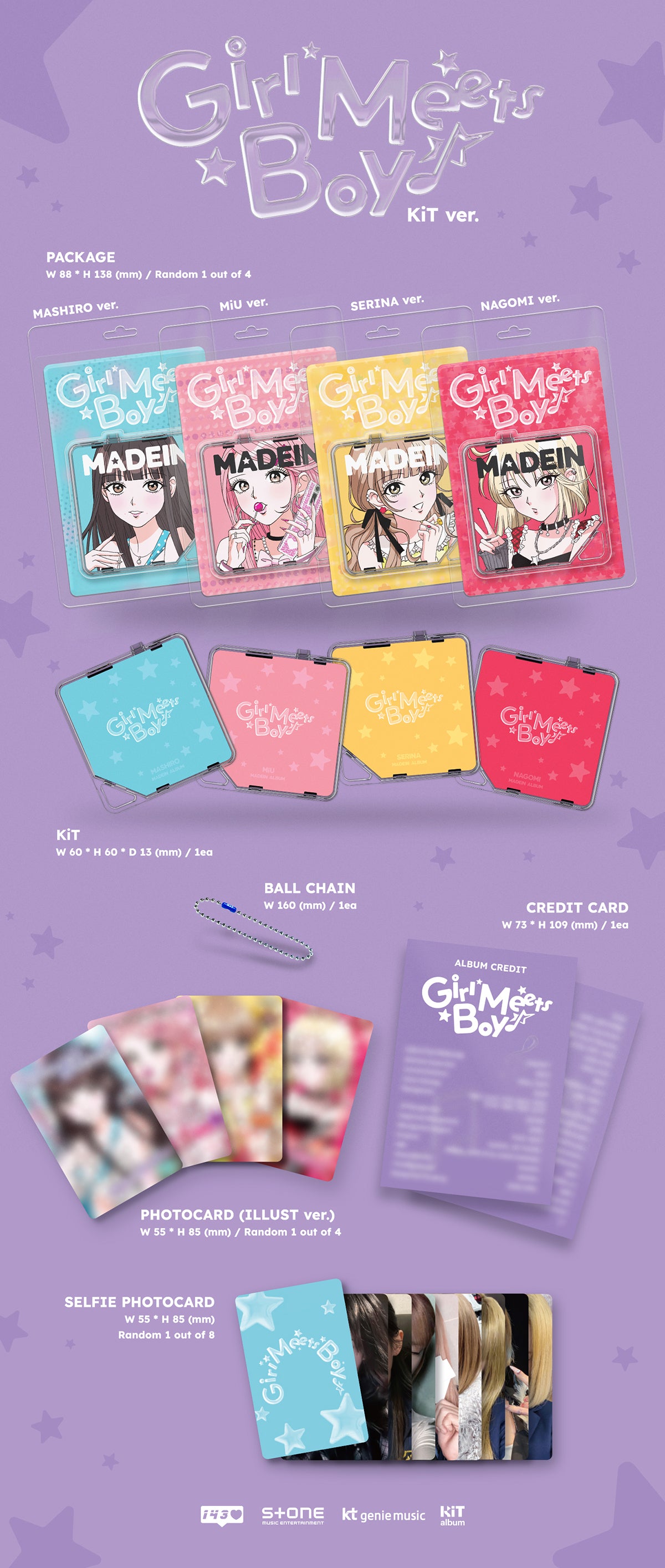 MADEIN - GIRL MEETS BOY Kit Ver