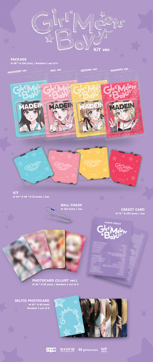 MADEIN - GIRL MEETS BOY Kit Ver – K-STAR