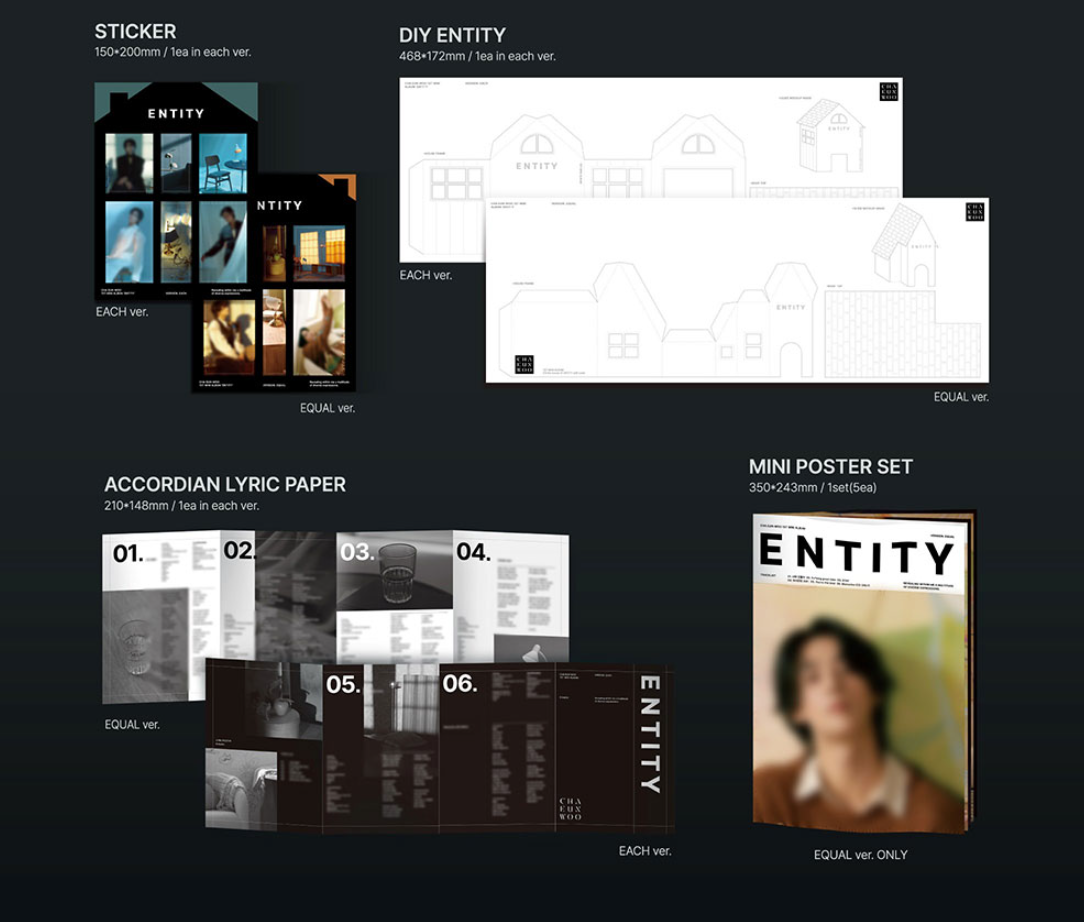 CHA EUN WOO ENTITY 1st Mini Album K STAR