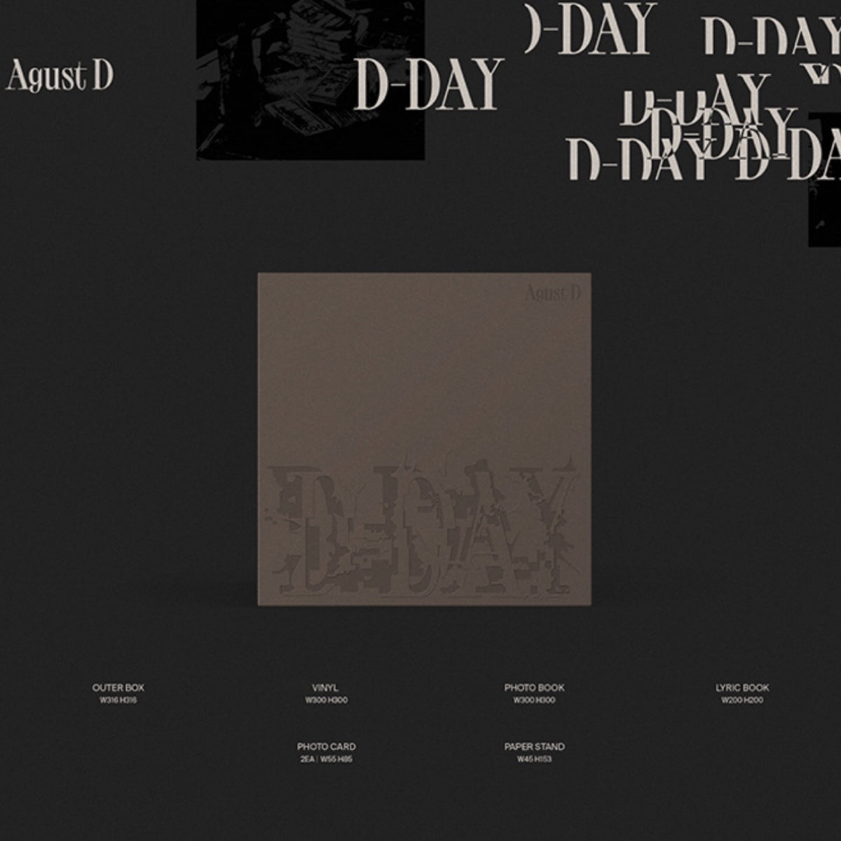 BTS SUGA AGUST D D-DAY Vinyl LP Limited Edition – K-STAR