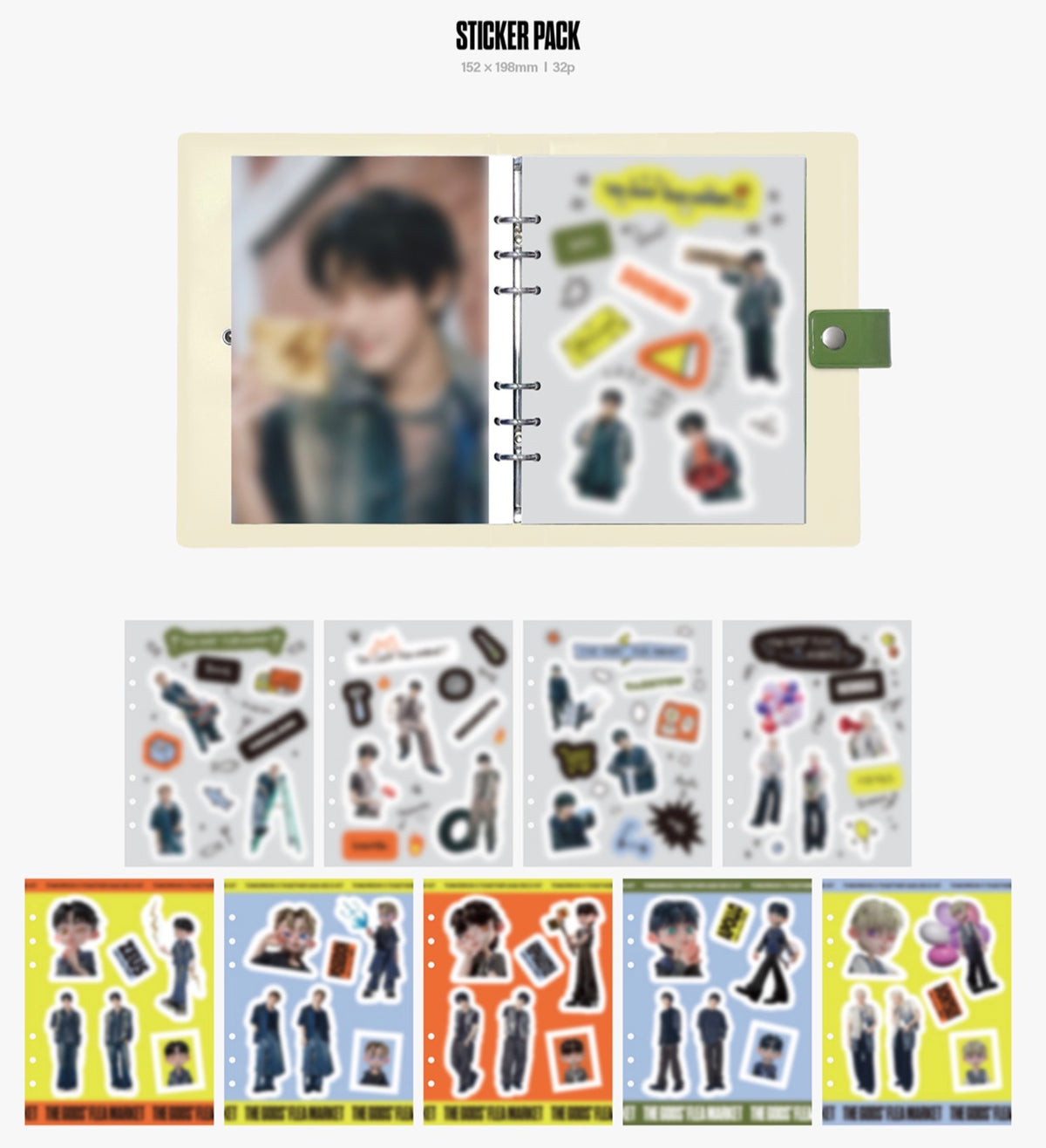 TOMORROW X TOGETHER TXT 2026 THE GOD’S FLEA MARKET Official Deco Kit