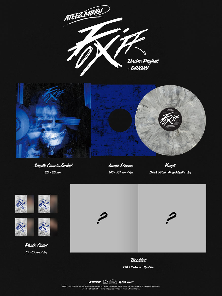ATEEZ MINGI - MINGI FIX OFF DESIRE PROJECT:ORIGIN VINYL/LP – K-STAR