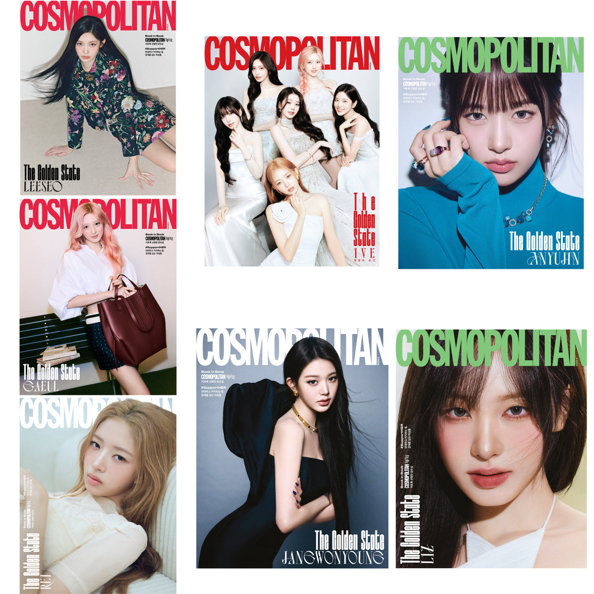 COSMOPOLITAN Korea Magazine - IVE 2026 MARCH Issue