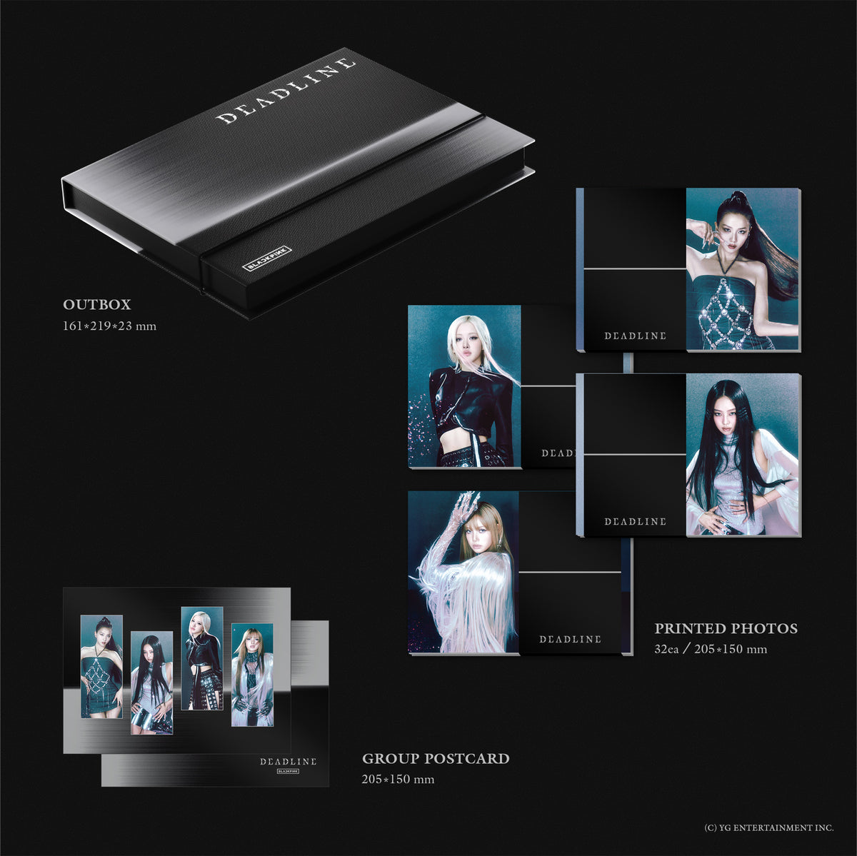 BLACKPINK - DEADLINE 3rd Mini Album GRAY Ver.