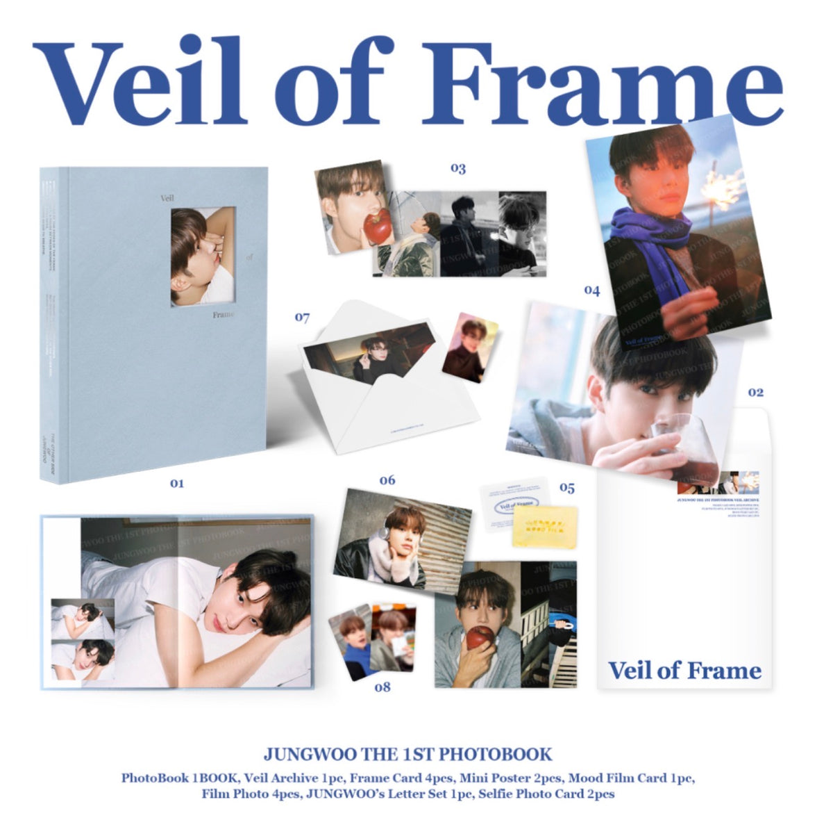 NCT JUNGWOO - VEIL FRAME The 1st Photobook (Pre Order Ending April 2026)