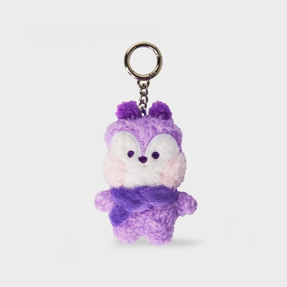 BT21 Official Mini Minini Doll Keyring Purple of Wish Edition
