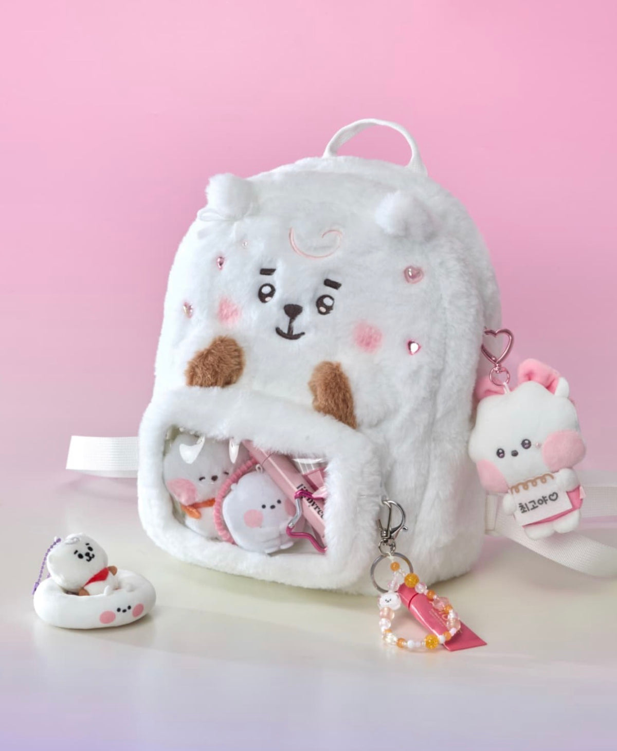 BT21 Official Ribboned U Pocket Mini Bag